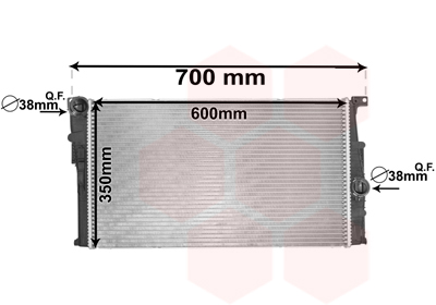 Radiateur Van Wezel 06002455