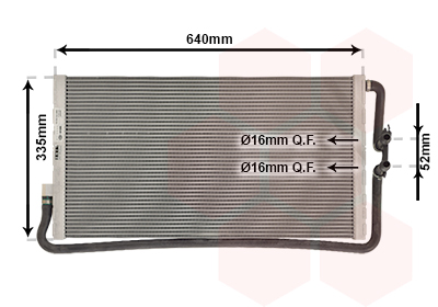 Radiateur Van Wezel 06002568