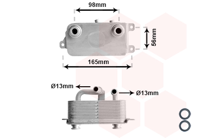 Oliekoeler motorolie Van Wezel 06003396