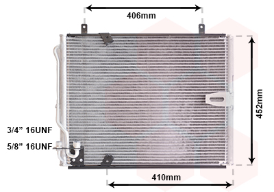 Airco condensor Van Wezel 06005183