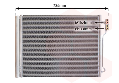 Airco condensor Van Wezel 06005435