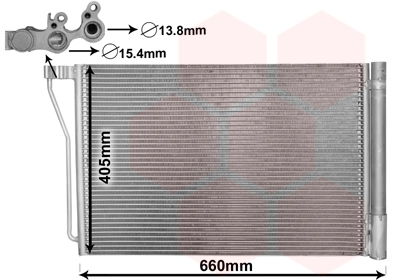 Airco condensor Van Wezel 06005490