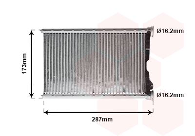 Kachelradiateur Van Wezel 06006342