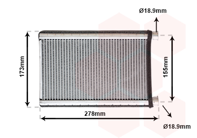 Kachelradiateur Van Wezel 06006344