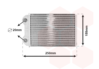 Kachelradiateur Van Wezel 06006426