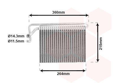 Airco verdamper Van Wezel 0600V024