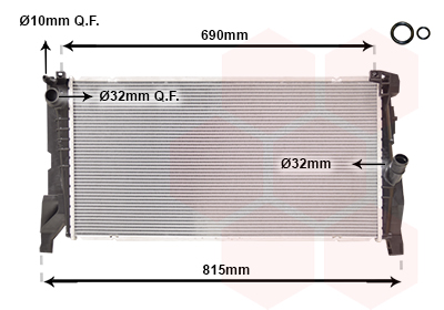 Radiateur Van Wezel 06012703