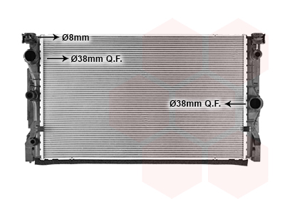 Radiateur Van Wezel 06012718