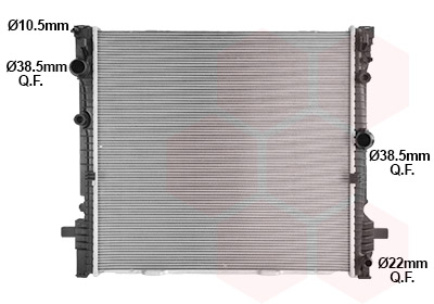 Radiateur Van Wezel 06012740