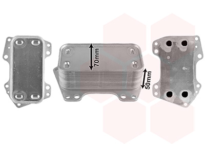 Oliekoeler, automatische transmissie Van Wezel 06013703