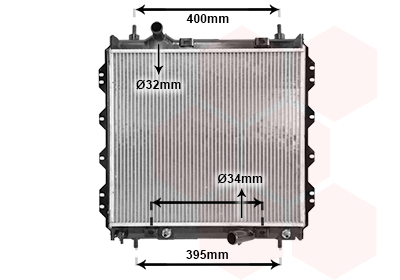 Radiateur Van Wezel 07002072