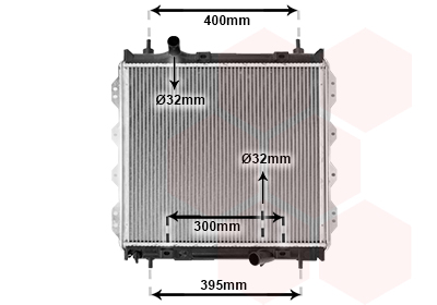 Radiateur Van Wezel 07002083