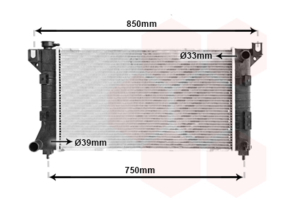 Radiateur Van Wezel 07002085