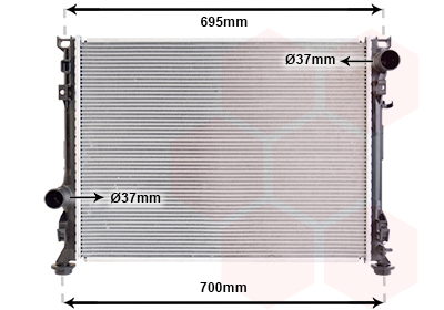 Radiateur Van Wezel 07002097