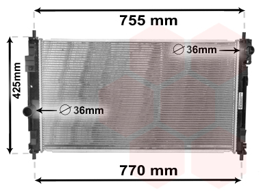 Radiateur Van Wezel 07002121