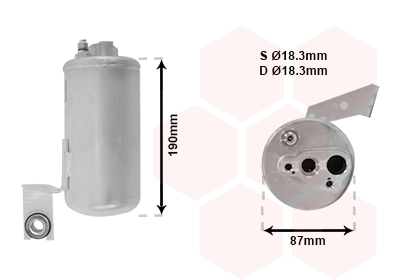 Airco droger/filter Van Wezel 0700D084