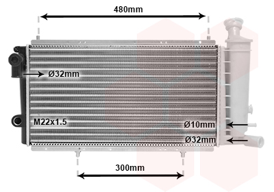 Radiateur Van Wezel 09002033