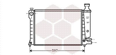 Radiateur Van Wezel 09002036