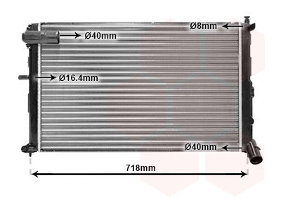 Radiateur Van Wezel 09002074