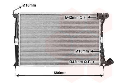 Radiateur Van Wezel 09002101