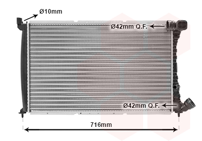 Radiateur Van Wezel 09002102