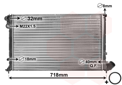Radiateur IR PLUS Van Wezel 09002103