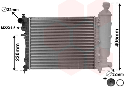 Radiateur Van Wezel 09002115