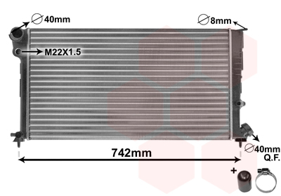 Radiateur Van Wezel 09002137