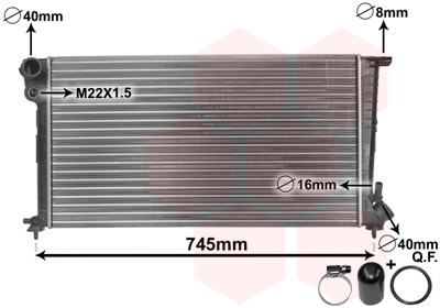 Radiateur Van Wezel 09002153