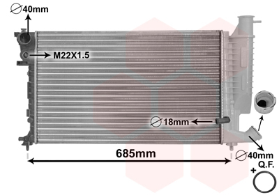 Radiateur IR PLUS Van Wezel 09002170