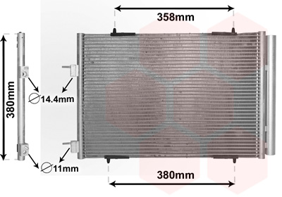 Airco condensor Van Wezel 09005272