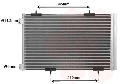 Airco condensor Van Wezel 09005290