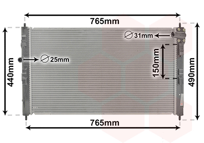 Radiateur Van Wezel 09012707