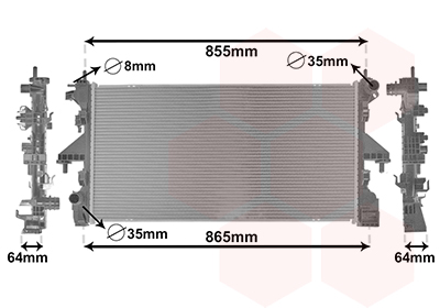 Radiateur Van Wezel 09012711