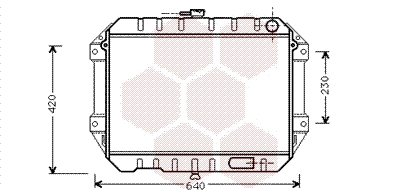 Radiateur Van Wezel 11002027