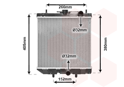 Radiateur Van Wezel 11002035