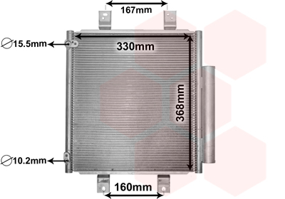 Airco condensor Van Wezel 11005076