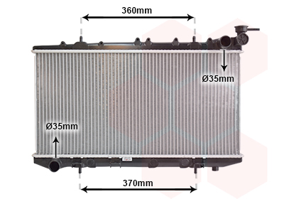 Radiateur Van Wezel 13002102