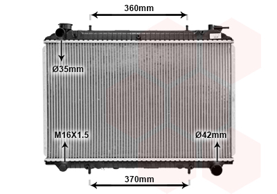 Radiateur Van Wezel 13002173