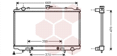 Radiateur Van Wezel 13002189