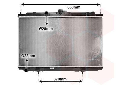 Radiateur Van Wezel 13002217