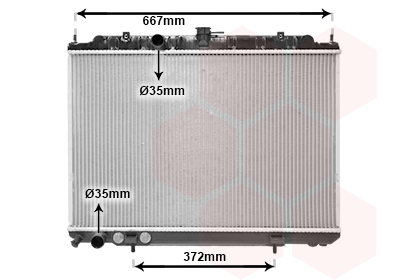 Radiateur Van Wezel 13002239