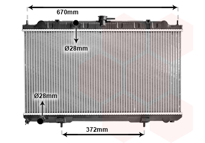 Radiateur Van Wezel 13002245