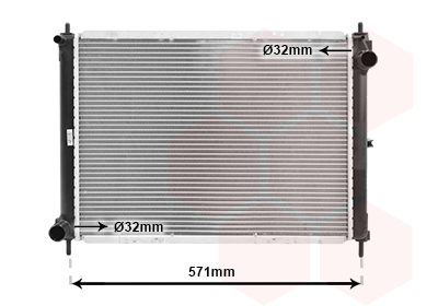 Radiateur Van Wezel 13002249