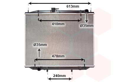 Radiateur Van Wezel 13002300