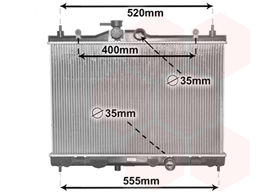 Radiateur Van Wezel 13002338