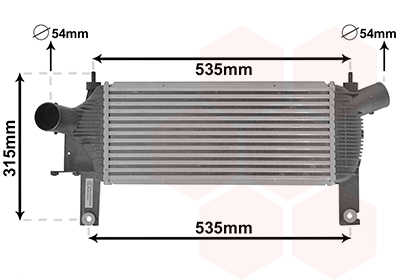 Interkoeler Van Wezel 13004339