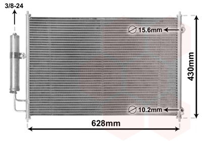 Airco condensor Van Wezel 13005328