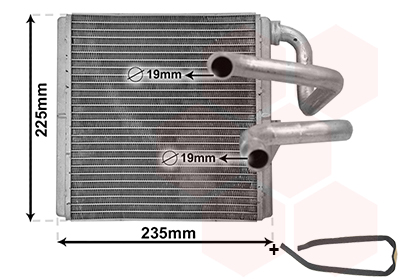 Kachelradiateur Van Wezel 13006410