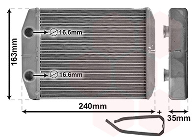 Kachelradiateur Van Wezel 15006014